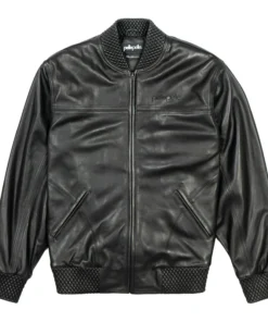 Basic Burnish Black Leather Jacket