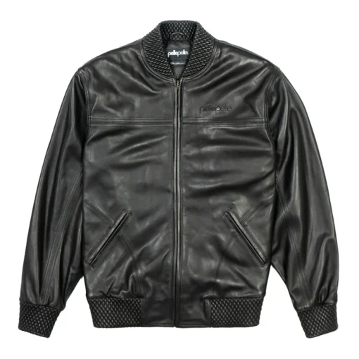 Basic Burnish Black Leather Jacket