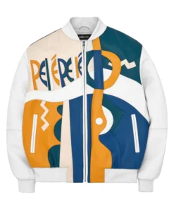 Picasso Leather Plush Jacket