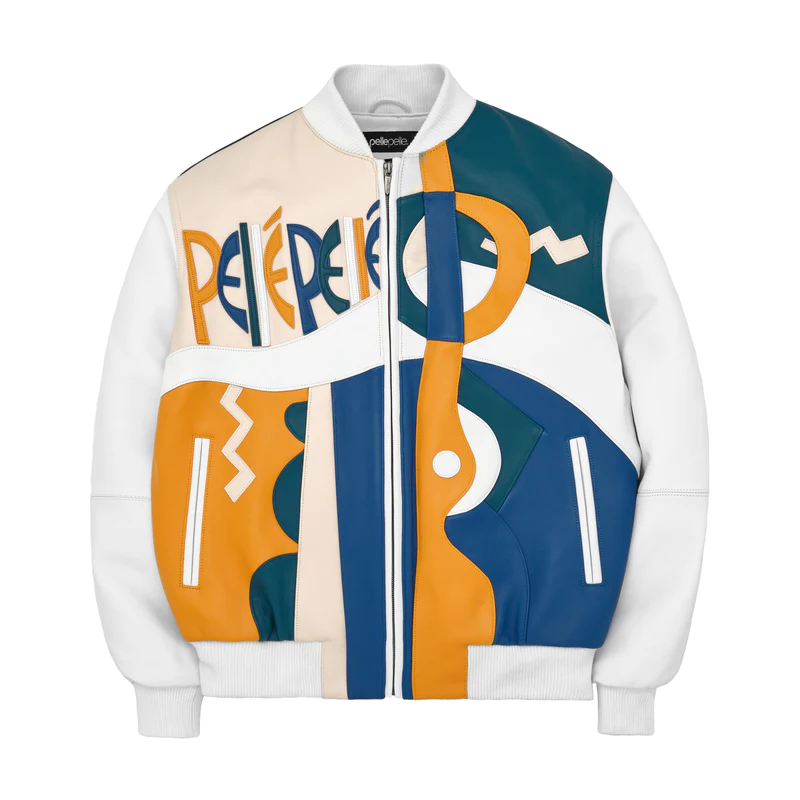 Picasso Leather Plush Jacket