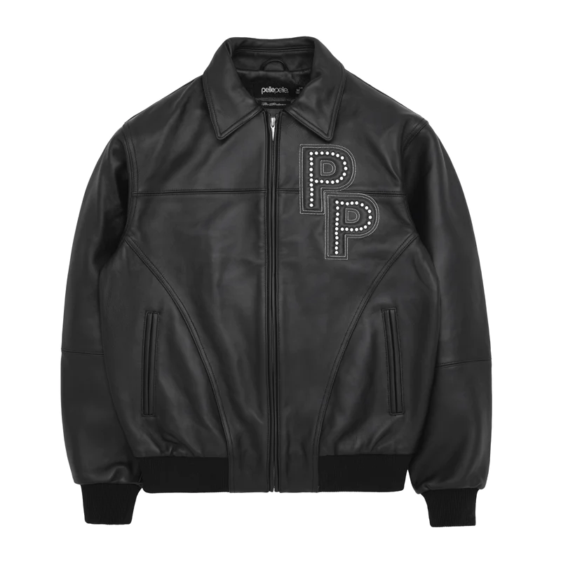 Pelle Stones Black Leather Jacket