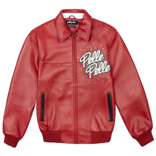 World Famous Soda Club Cabernet Leather Jacket