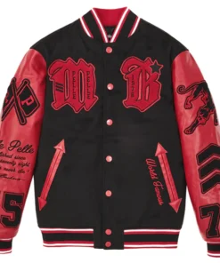 Pelle Pelle World Famous Red Varsity Jacket