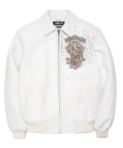 Collectors Series White Leather Jacket