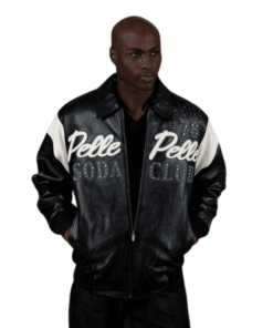 Bold Pelle Pelle Black Leather Jacket.