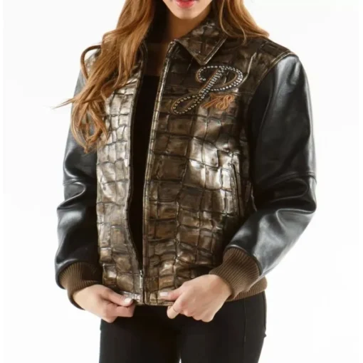 Bold Pelle Pelle Exotic Studded Jacket.