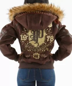 Brown Fur Hood Legendary Jacket