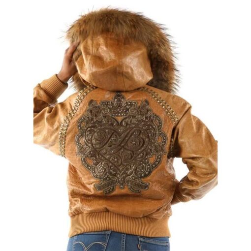 Exclusive Pelle Pelle Queen Brown Jacket.