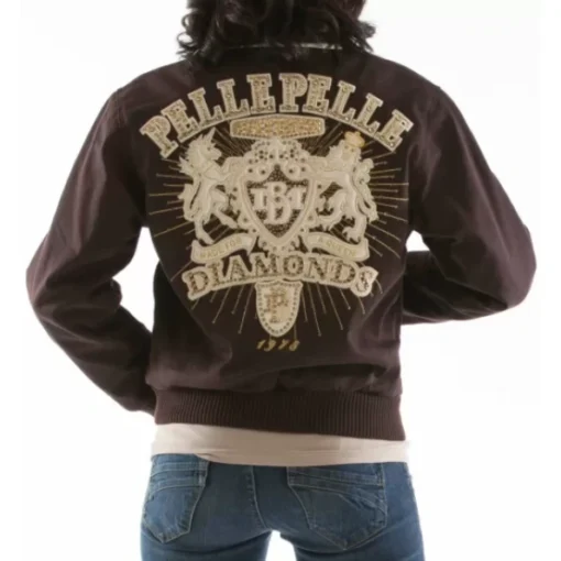 Made for Queen Diamonds Brown Jacket