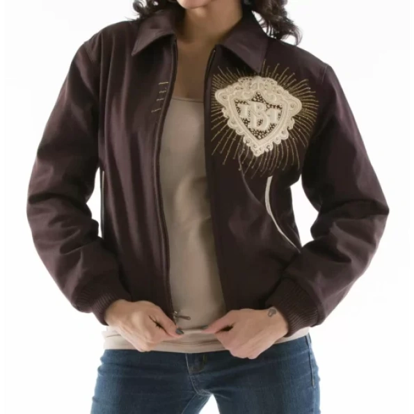 Made for Queen Diamonds Brown Jacket.