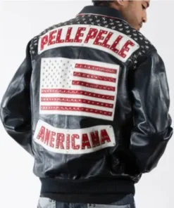 Pelle Pelle American Black Leather Jacket