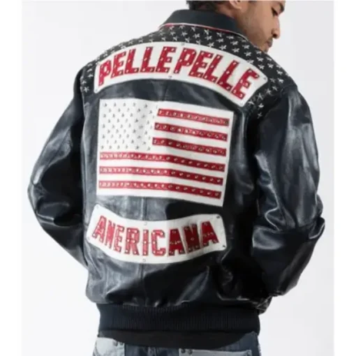 Pelle Pelle American Black Leather Jacket