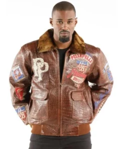 Pelle Pelle American Bruiser Brown Jacket.