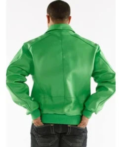 Pelle Pelle Basic in Green Plush Jacket