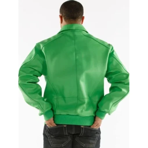 Pelle Pelle Basic in Green Plush Jacket