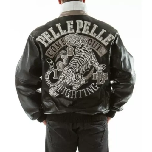 Pelle Pelle Black Come Out Fighting Jacket