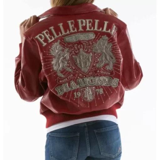 Pelle Pelle Cabernet Diamonds Made for Queen Jacket