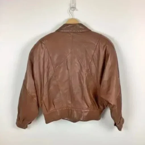 Pelle Pelle Double Breasted Brown Leather Jacket