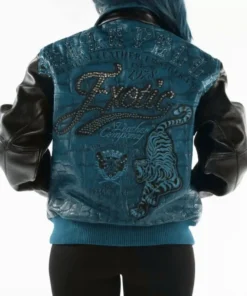 Pelle Pelle Exotic Studded Turquoise Jacket