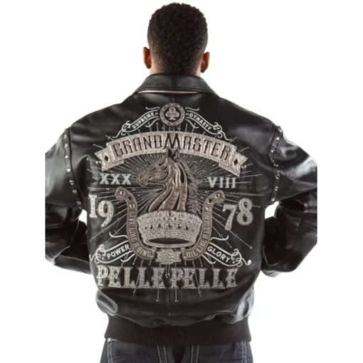 Pelle Pelle Grandmaster Black Leather Jacket