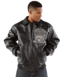 Pelle Pelle Grandmaster Black Leather Jacket.