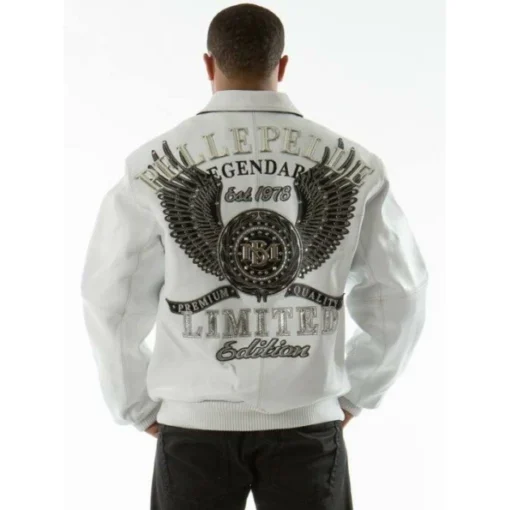 Pelle Pelle Legendary White Leather Jacket Men Jacket