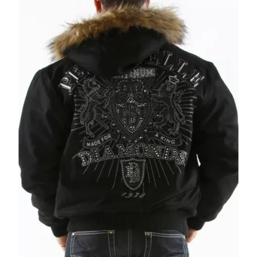 Pelle Pelle Made For King Fur Hood Jacket