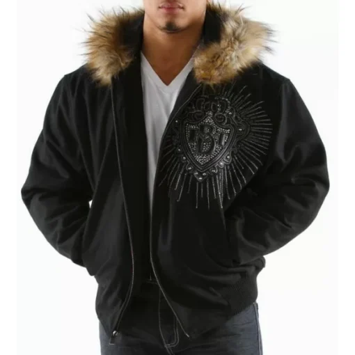 Pelle Pelle Made For King Fur Hood Jacket.