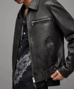 Pelle Pelle Men Black Gino Leather Jacket.