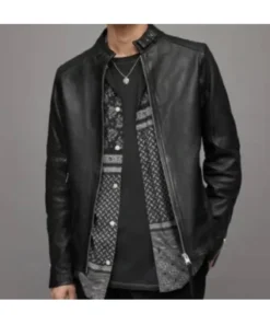 Pelle Pelle Men Black Tagg Leather Jacket