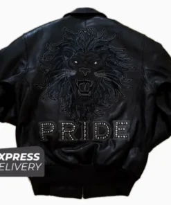 Pelle Pelle Pride Studded Black Jacket