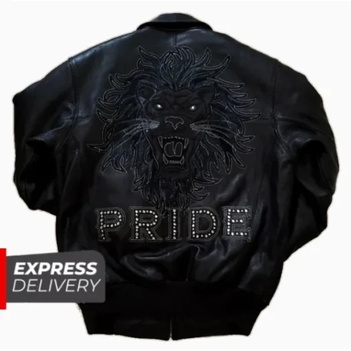 Pelle Pelle Pride Studded Black Jacket