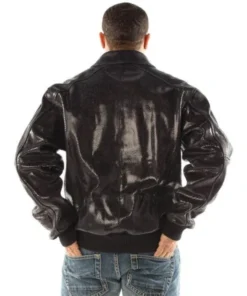 Pelle Pelle Python Leather Jacket.