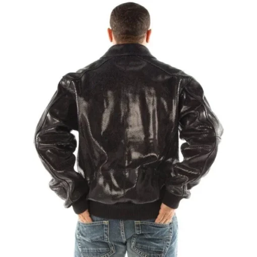 Pelle Pelle Python Leather Jacket.