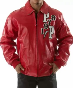 Pelle Pelle Red Come Out Fighting Jacket.