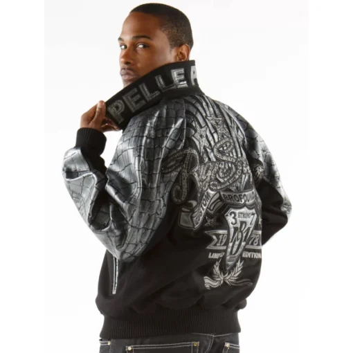 Pelle Pelle Reign Supreme Black Jacket.