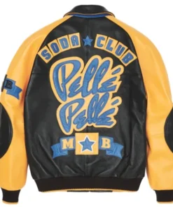 Pelle Pelle Soda Club Plush Yellow Jacket.