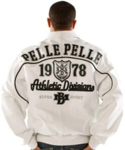 Pelle Pelle Athletic Division White Jacket