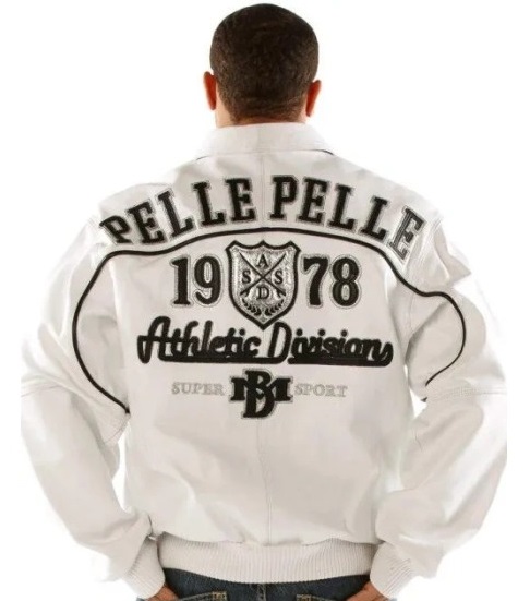 Pelle Pelle Athletic Division White Jacket