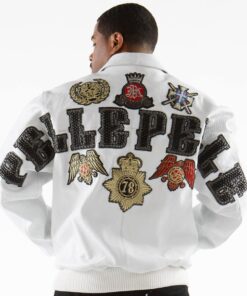 Pelle Pelle Decorated Leather Jacket