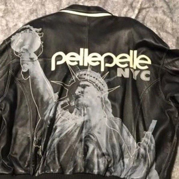 Authentic Pelle Pelle Classic Black Leather Jacket