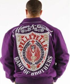 Bold Pelle Pelle Band of Brothers Purple Jacket