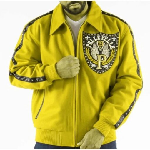 Badass Pelle Pelle Band of Brothers Yellow Jacket