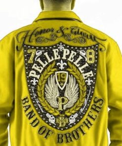 Badass Pelle Pelle Band of Brothers Yellow Jacket