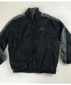 Black Nylon Motorcycle Jacket By Pelle Pelle