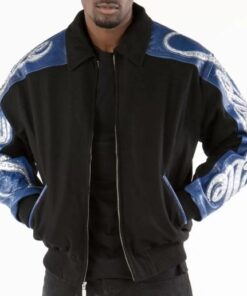 Amazing Pelle Pelle Black Blue Script