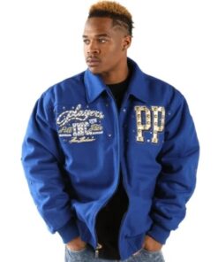 Pelle Pelle All-Star Blue Wool Jacket