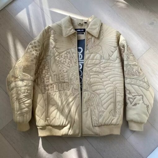 Pelle Pelle America Beige Leather Jacket