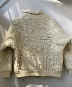 Pelle Pelle America Beige Leather Jacket