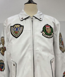 Pelle Pelle 1978 White Leather Jacket